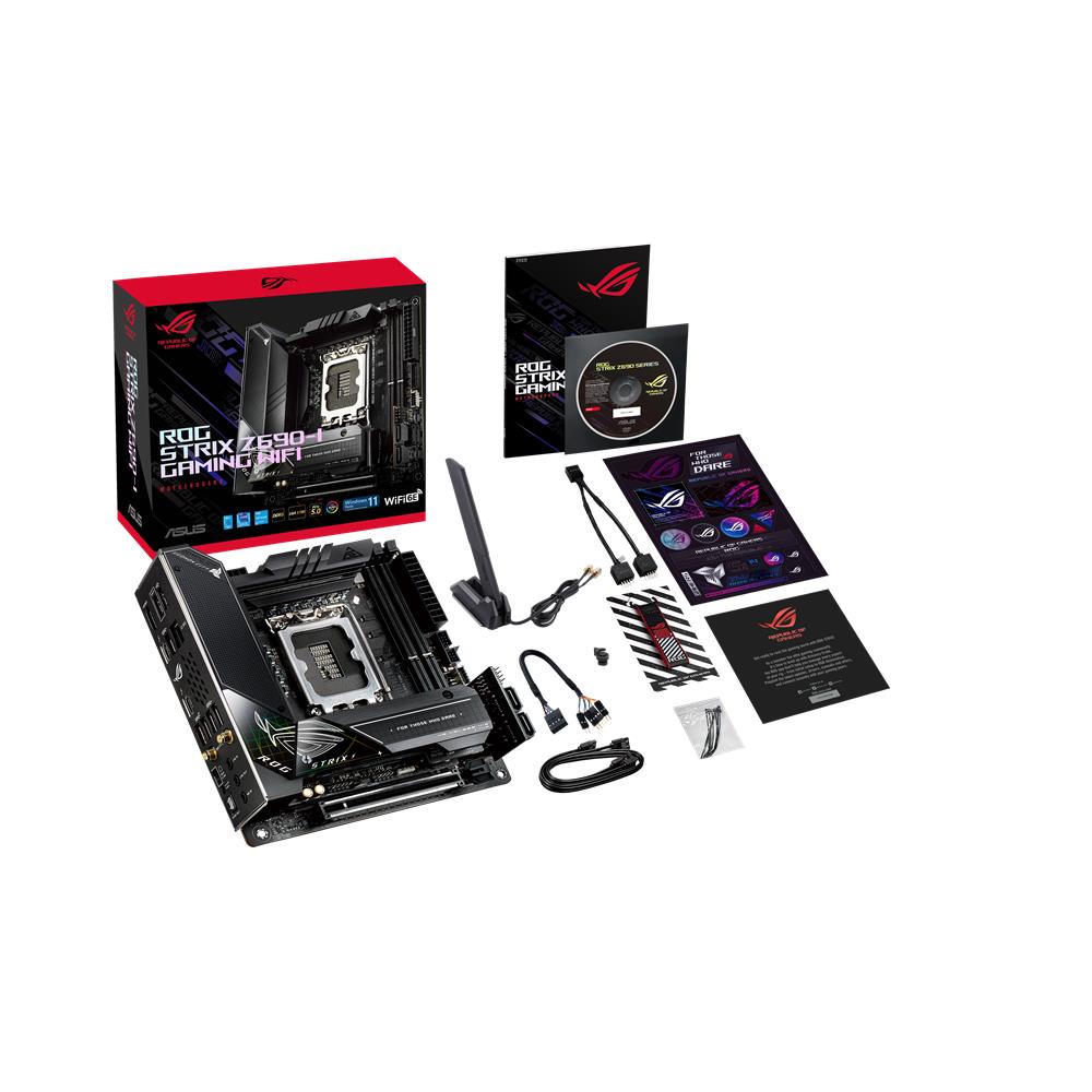 Asus ROG STRIX Z690-I GAMING WIFI Mainboard Sockel Intel LGA 1700 Mini-ITX DDR5