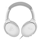 ASUS ROG Strix Go Core Moonlight White Gaming Headset kabelgebunden 3,5mm-Klinkenstecker leicht weiß