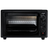 Adler AD 6023 Mini Backofen 26 L mit Umluft Timer und Backblech Schwarz