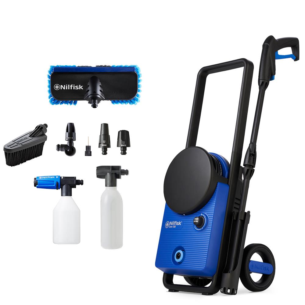 Nilfisk Hochdruckreiniger Core 130-6 PowerControl Car Wash - 130 bar, mit Fahrzeugreinigungs-Set