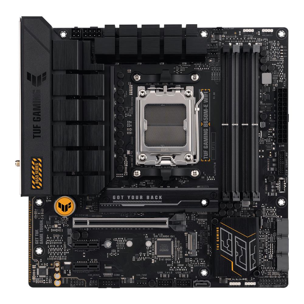 ASUS TUF GAMING B650M-E WIFI Mainboard Sockel AMD AM5 (Ryzen 7000, mATX, PCIe 5.0, DDR5)