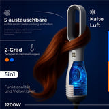 Adler AD 2027 Haarstyler 5 in 1 Weiß Champagne 1200 W mit Kaltlufttaste