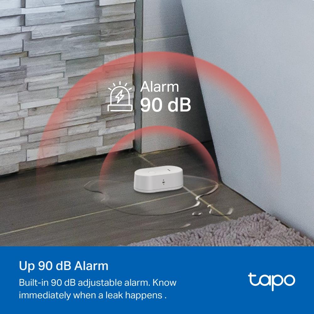 TP-Link Tapo T300 – Intelligenter Wasserlecksensor mit 90 dB-Alarm & IP67-Schutz