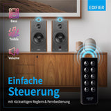 Edifier R2000DB – 2.0 Bluetooth Lautsprecher, 120W RMS, Optical, Warm Oak