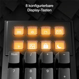 be quiet! Dark Mount Silent Tactile DE ISO Tastatur 8 Display-Tasten Media Dock hot-swap-fähiger Nummernblock