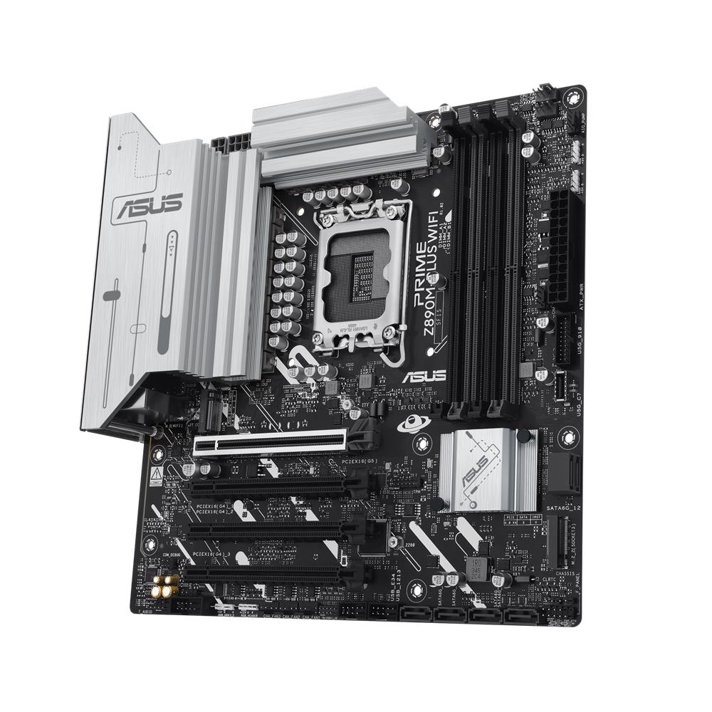 ASUS PRIME Z890M-PLUS WIFI Gaming Mainboard LGA 1851 mATX DDR5 PCIe 5.0 WiFi 7