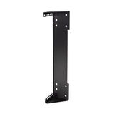 LogiLink 19" Rackhalterung – Untertisch- oder Wandmontage, 2HE, Schwarz
