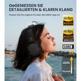 Edifier WH950NB – Premium Kabellose Over-Ear Kopfhörer mit aktiver Geräuschunterdrückung, Schwarz