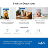 TP-Link Tapo C220 2K 4MP WLAN Kamera schwenkbar neigbar Nachtsicht KI Erkennung