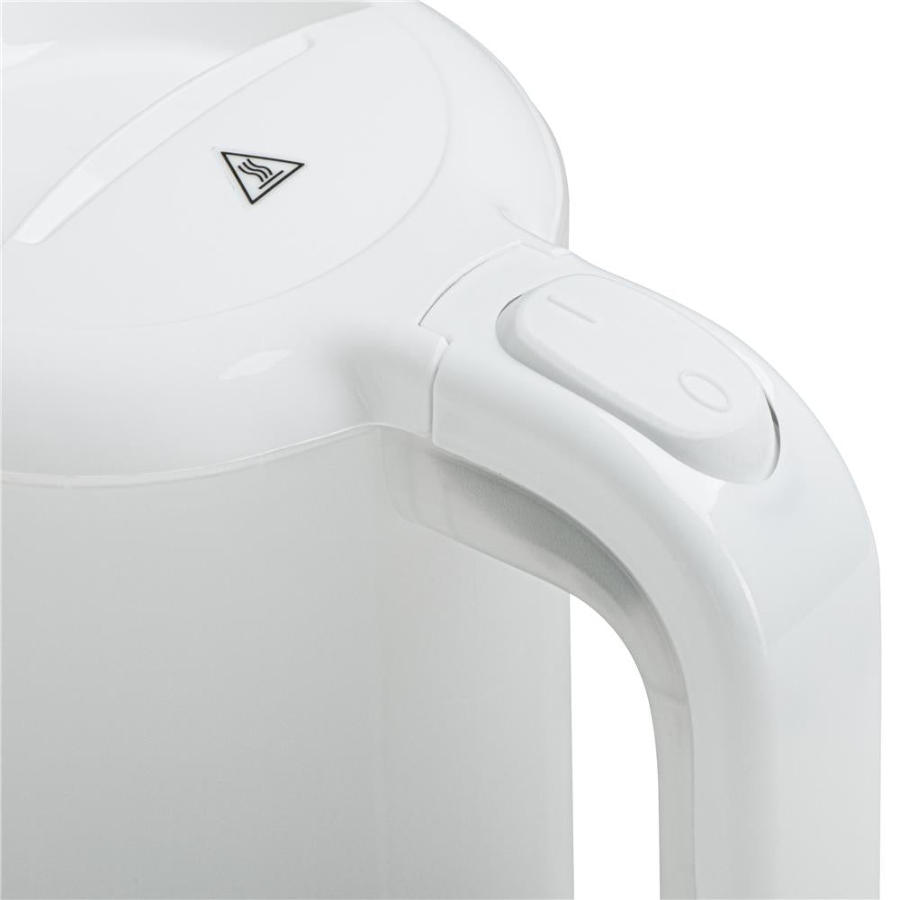 Adler AD 1381 Elektrischer Reisewasserkocher, 0,5 L, inkl. Tassen & Löffel, für Reisen & Camping