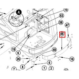 Nilfisk Original 56316655 Bumper Front Middle Anfahrschutz Stoßstang mitte