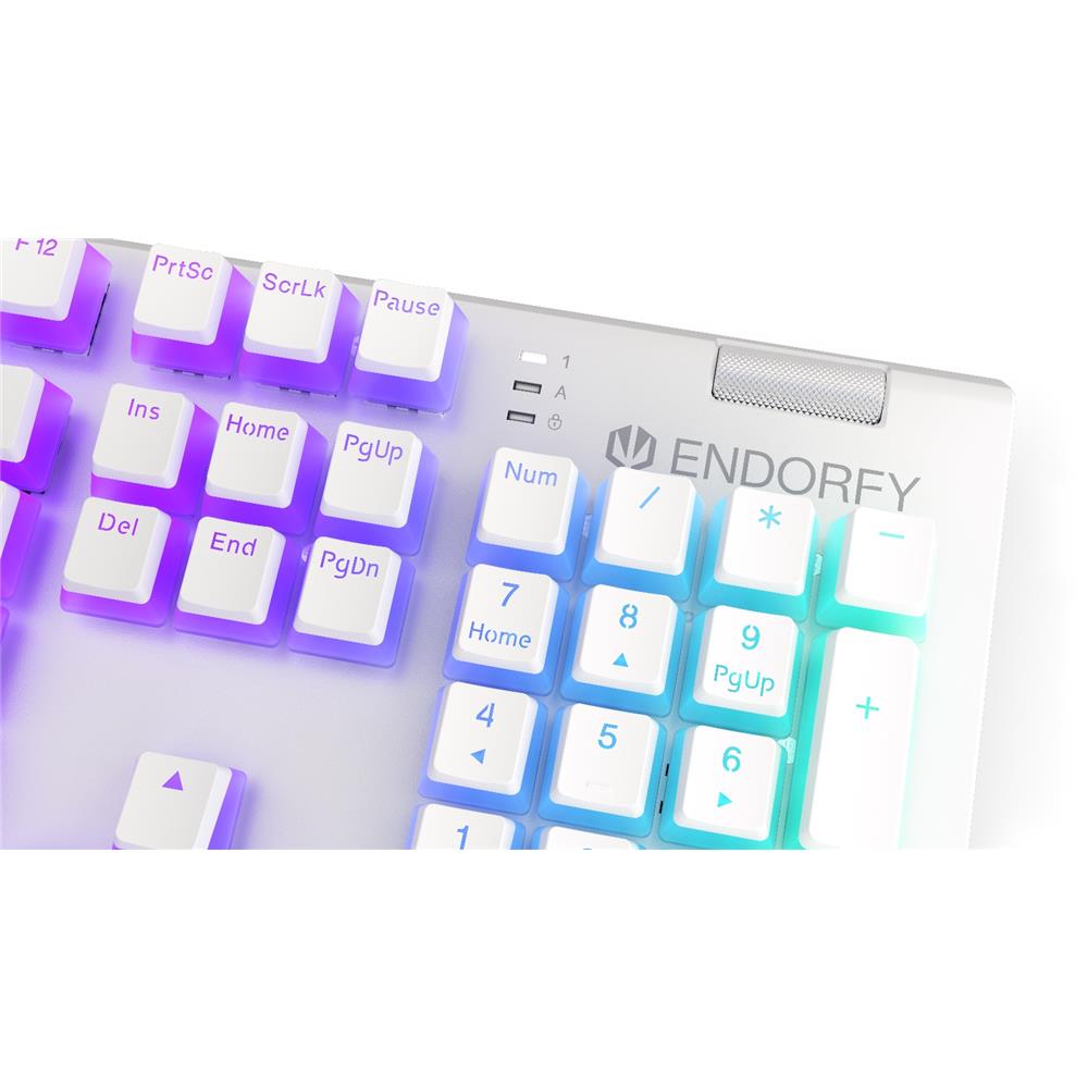 ENDORFY EY5A035 - Mechanische Tastatur (US-Layout), Omnis Pudding Onyx White Brown, Full Size