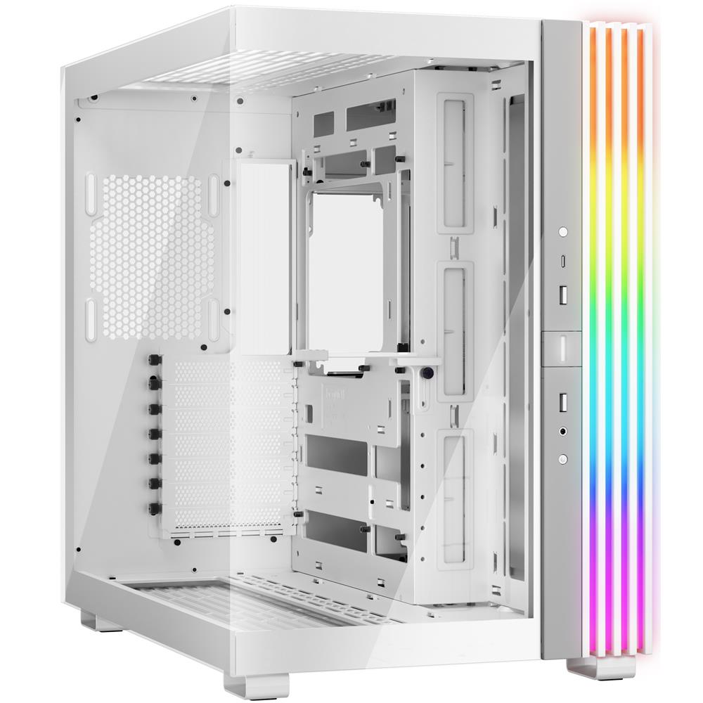 be quiet! Light Base 600 DX White PC-Gehäuse atemberaubender Panorama-Blick Show Case