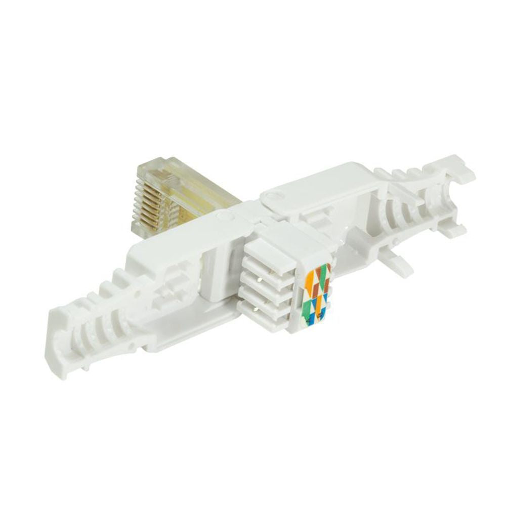 LogiLink RJ45-Modularstecker, Cat.5e, ungeschirmt, werkzeugfreie Montage