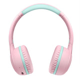 LogiLink Bluetooth 5.4 Kinderheadset, max. 85 dB, mit Mikrofon, faltbar, Pink