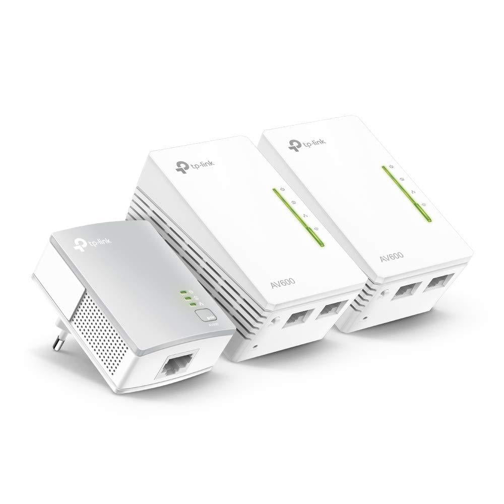 TP-Link TL-WPA4220T KIT – AV600 Powerline-WLAN-Erweiterung (3er-Set)