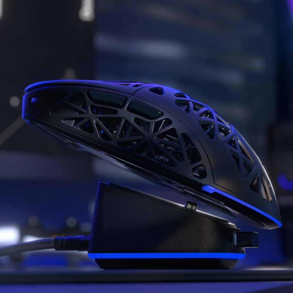 ENDORFY LIV Plus Wireless, Leichte kabellose Gaming-Maus inkl. Ladestation, Schwarz | EY6A016