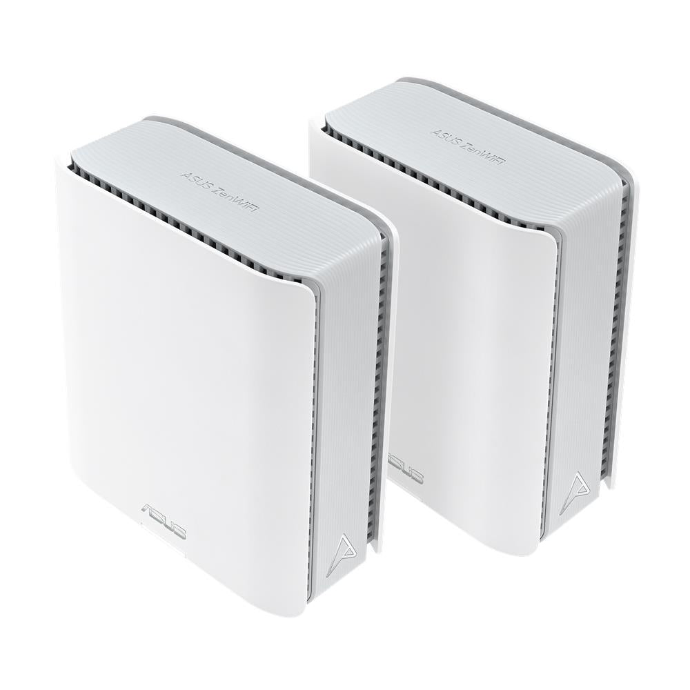 ASUS ZenWiFi BT8 Tri‑Band WiFi 7 Mesh Router 2er Set mit 6 GHz, 14 Gbit/s und 2,5G Ports
