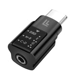 LogiLink USB‑C DAC Audio‑Adapter mit EQ, USB‑C auf 3,5 mm Klinke, schwarz