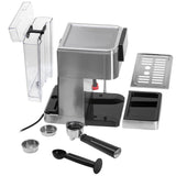 Adler AD 4390 Siebträgermaschine 20 Bar, PID Temperaturkontrolle, Thermoblock, Milchaufschäumer, 1350 W
