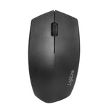 LogiLink Ergonomische Funk & Bluetooth Maus, 2,4 GHz, 1200 dpi, Schwarz