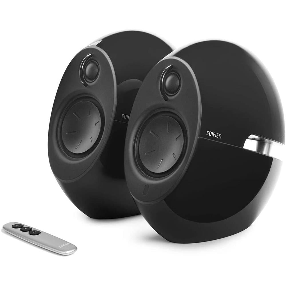 Edifier E25HD Design-Lautsprecherset mit Bluetooth 5.3 (74 Watt), Schwarz