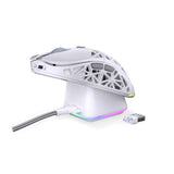 ENDORFY LIV Plus Wireless, Leichte kabellose Gaming-Maus inkl. Ladestation, Weiß | EY6A017