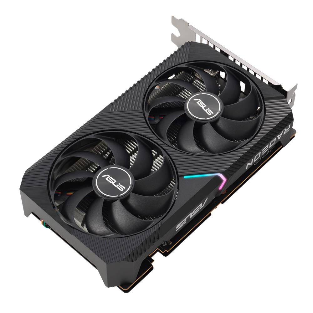 ASUS Dual Radeon RX6400 4GB Gaming Grafikkarte AMD GDDR6 Speicher HDMI DisplayPort DUAL-RX6400-4G