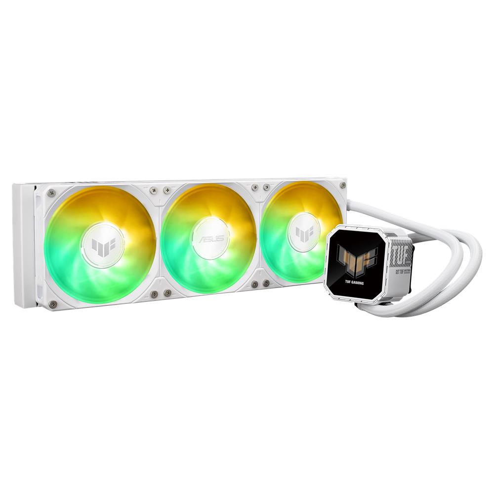 ASUS TUF Gaming LC III 360 ARGB LCD All‑in‑One CPU‑Wasserkühlung Weiß LGA 1851 AM5