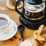 Adler AD 4381 Filterkaffeemaschine mit Glaskanne, 0,6 L, 600 W, Schwarz