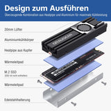 GRAUGEAR Heatpipe Kühler für M.2 2280 SSD