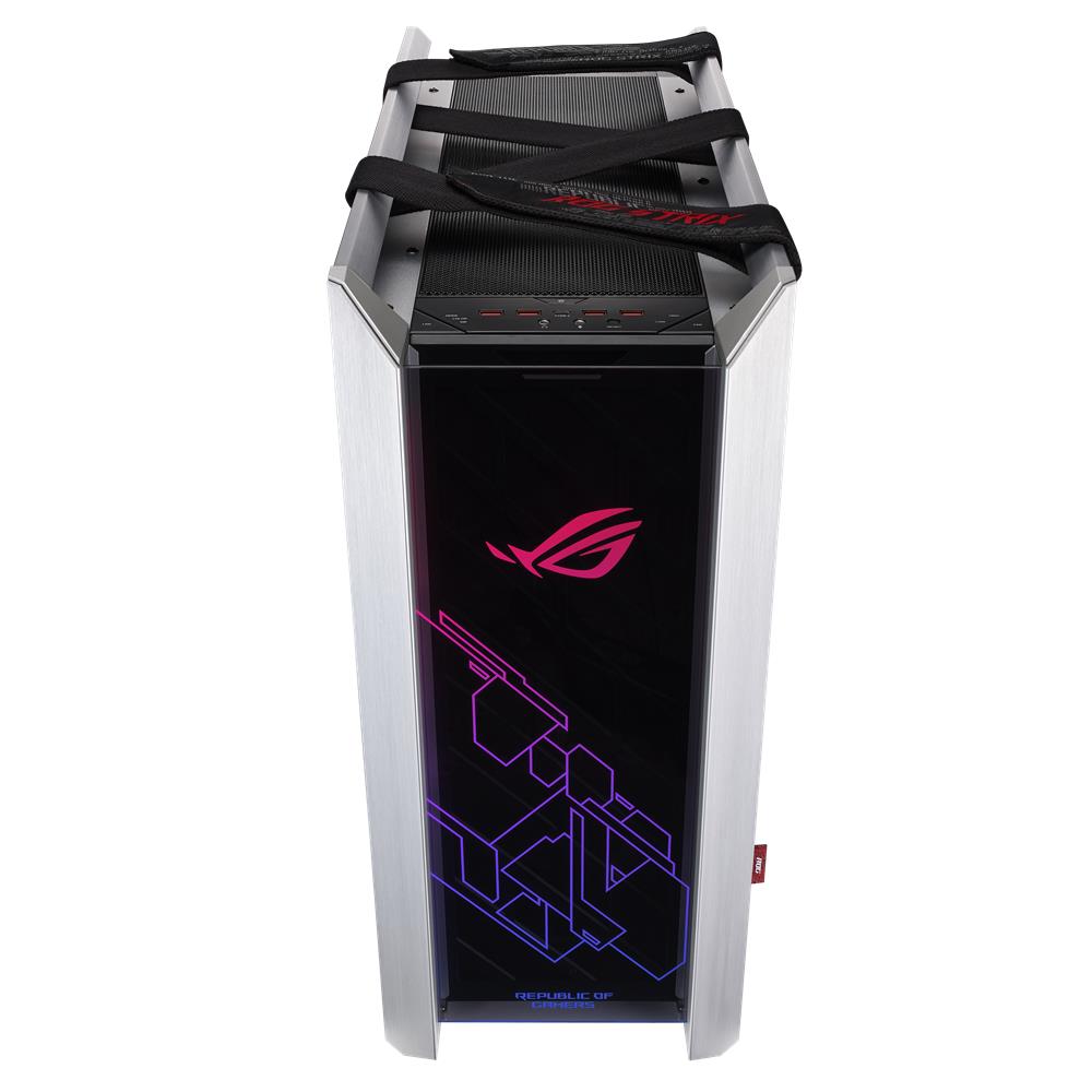 ASUS ROG Strix Helios White Edition Gaming Gehäuse RGB EATX/ATX GPU Aluminium Aura Sync Weiß