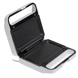 Adler AD 3070 2in1 Sandwichmaker Kontaktgrill 1100W antihaftbeschichtet weiß