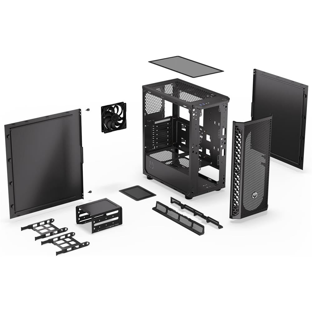 ENDORFY Signum 300 Solid, ATX PC-Gehäuse, inkl. 1x 120mm PWM-Lüfter, Mesh-Frontplatte | EY2A003