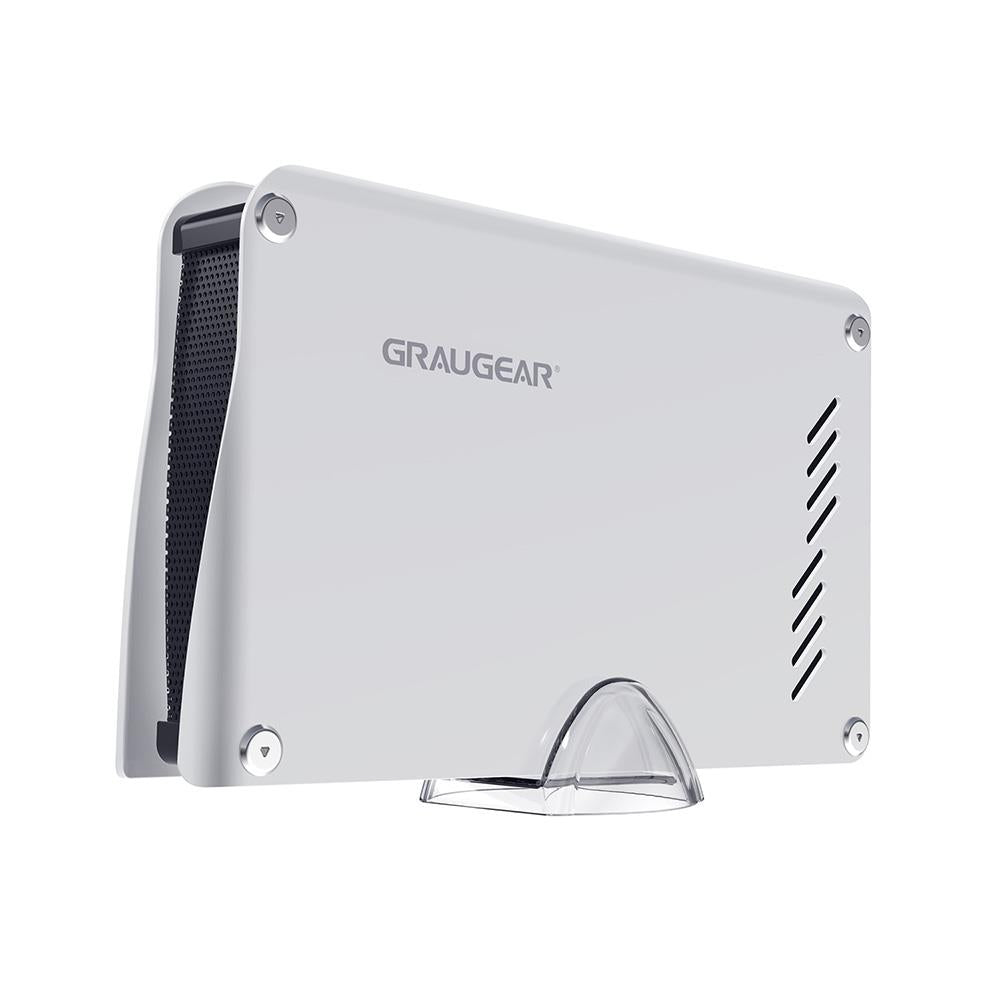 GRAUGEAR 8TB Externe Gaming-Festplatte, Aluminiumgehäuse, vorformatiert für PlayStation Konsole