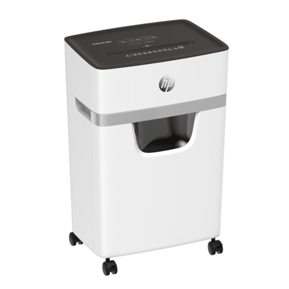 HP OneShred 10MC - Aktenvernichter, Sicherheitsstufe P-5, Micro Cut, 10 Blatt, 65 dB, 20 Liter