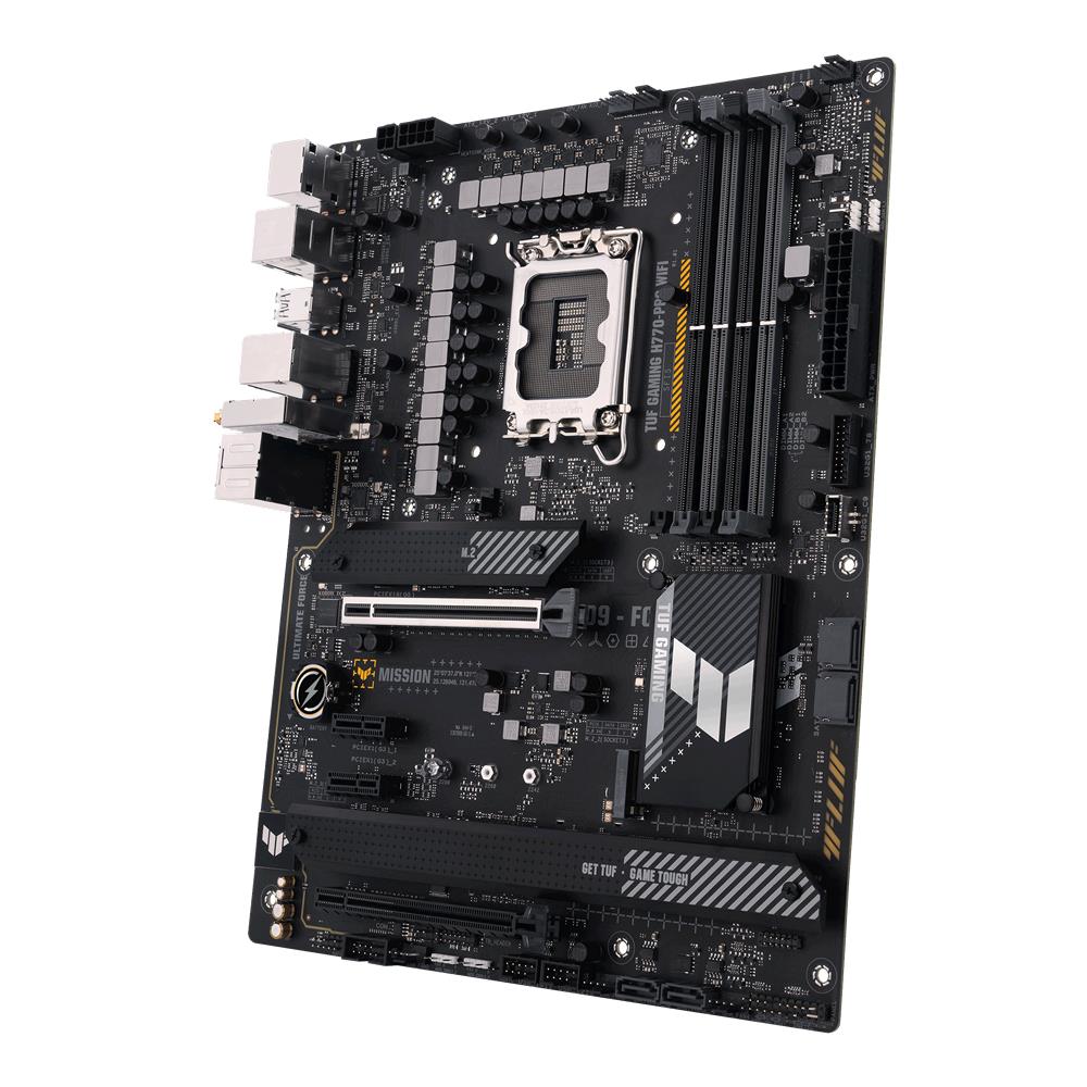 ASUS TUF GAMING H770-PRO WIFI Mainboard Sockel Intel LGA 1700 (Intel H770, ATX, PCIe 5.0, DDR5)