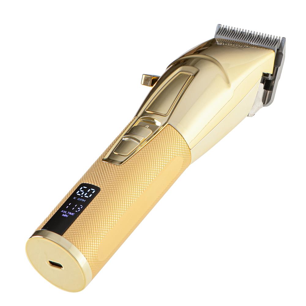 Camry CR 2835 Premium Metallic Haarschneidemaschine gold Trimmer Bartschneider mit LCD