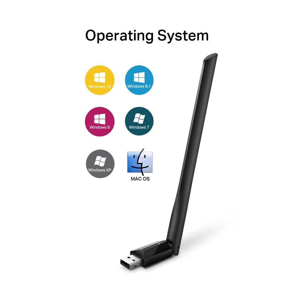 TP-Link Archer T2U Plus AC600-High-Gain-Dualband-USB-WLAN-Adapter