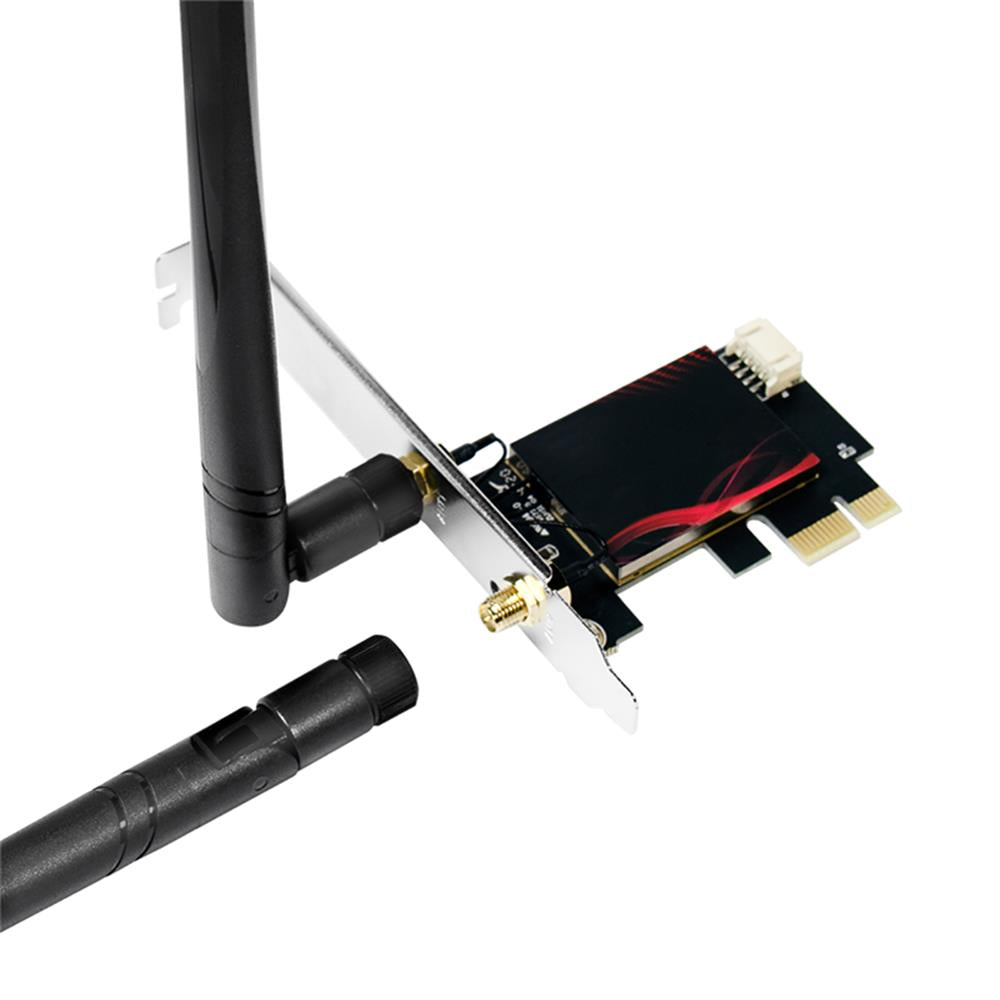 LogiLink PCIe Karte – Wi-Fi 6E & Bluetooth 5.2, bis 2,4 Gbit/s