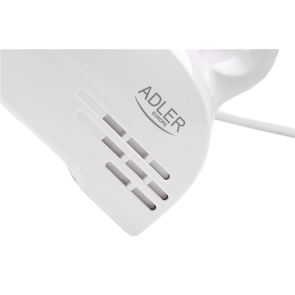 Adler AD 4201 Handmixer in Weiß/Grau, 300 Watt, mit 5 Geschwindigkeiten