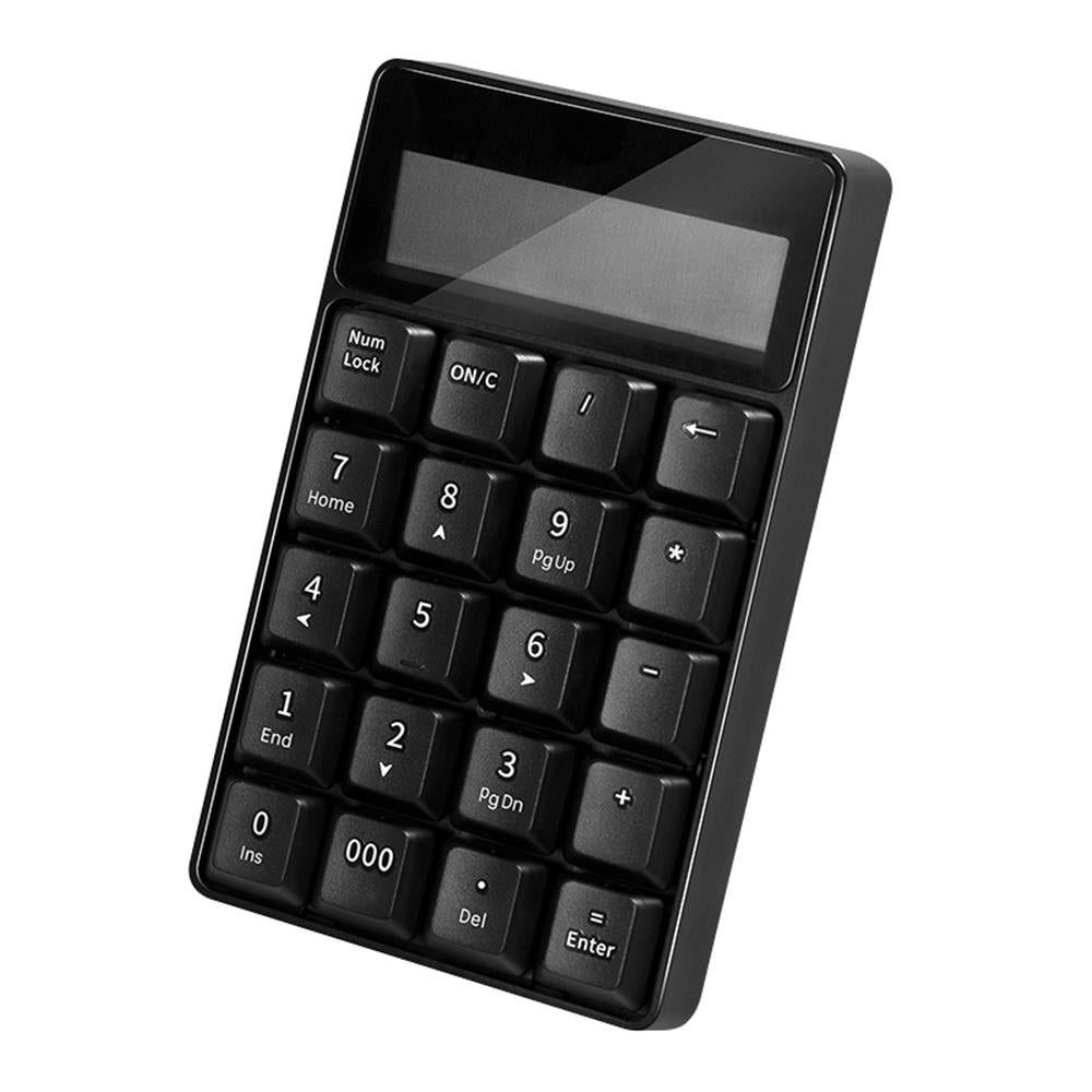 LogiLink Kabelloses Keypad mit Taschenrechner, Bluetooth V5.1, Schwarz