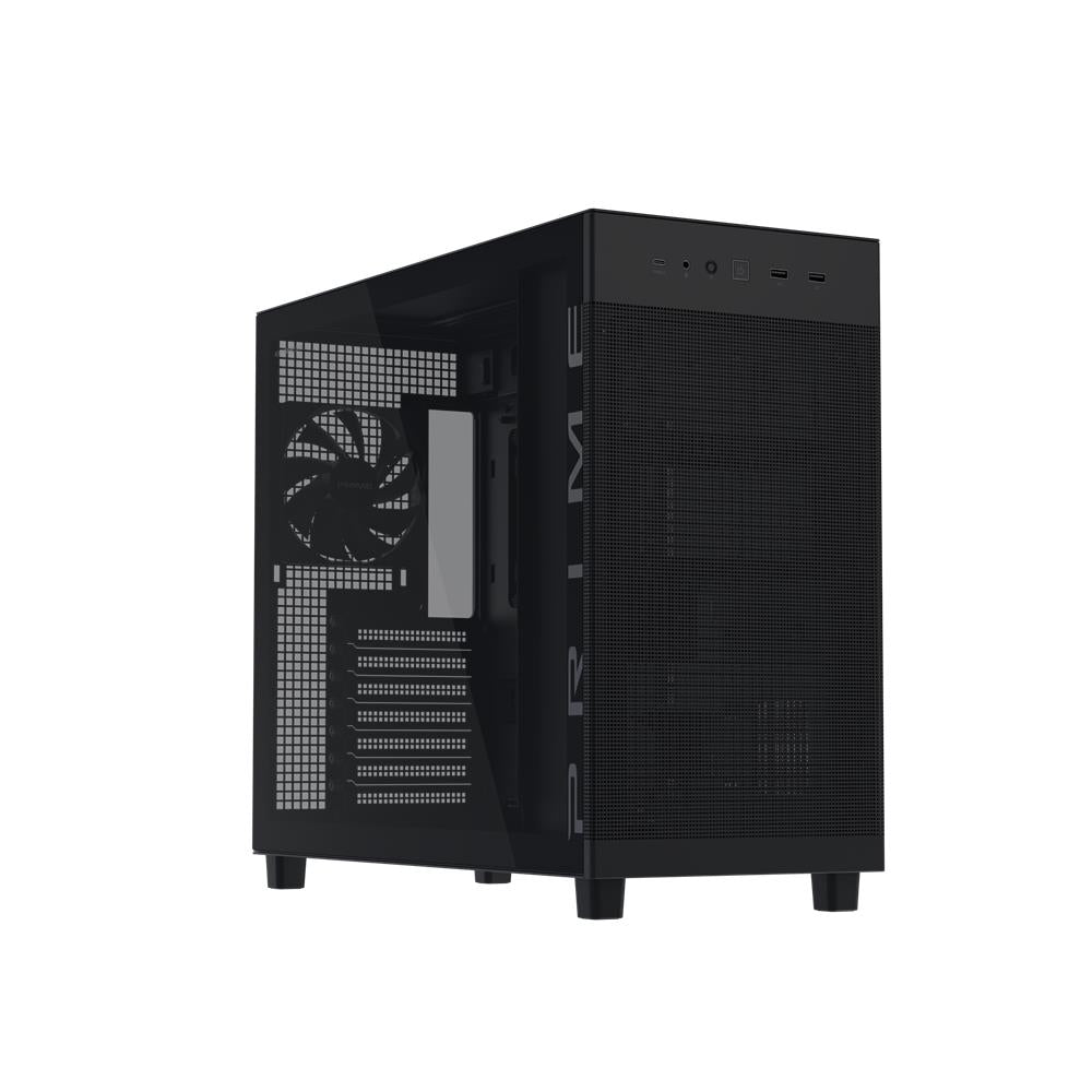 ASUS Prime AP303 TG ATX PC Gehäuse Black mit 360 mm Radiator und USB 20Gbps