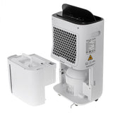 Adler AD 7863 2 in 1 Luftentfeuchter und Luftreiniger elektrisch mit LED Anzeige Weiß