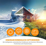 IOIO HT 2000-23 elektronisches Heizkörperthermostat 5er Pack programmierbar Heizthermostat digital