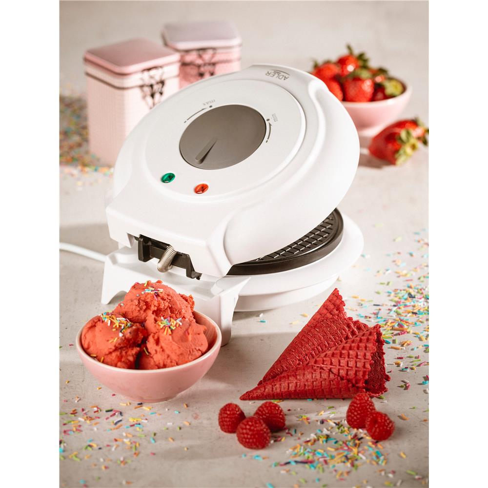 Adler AD 3038 Waffelmaker für Eistüten 18cm besondere Waffeltüten