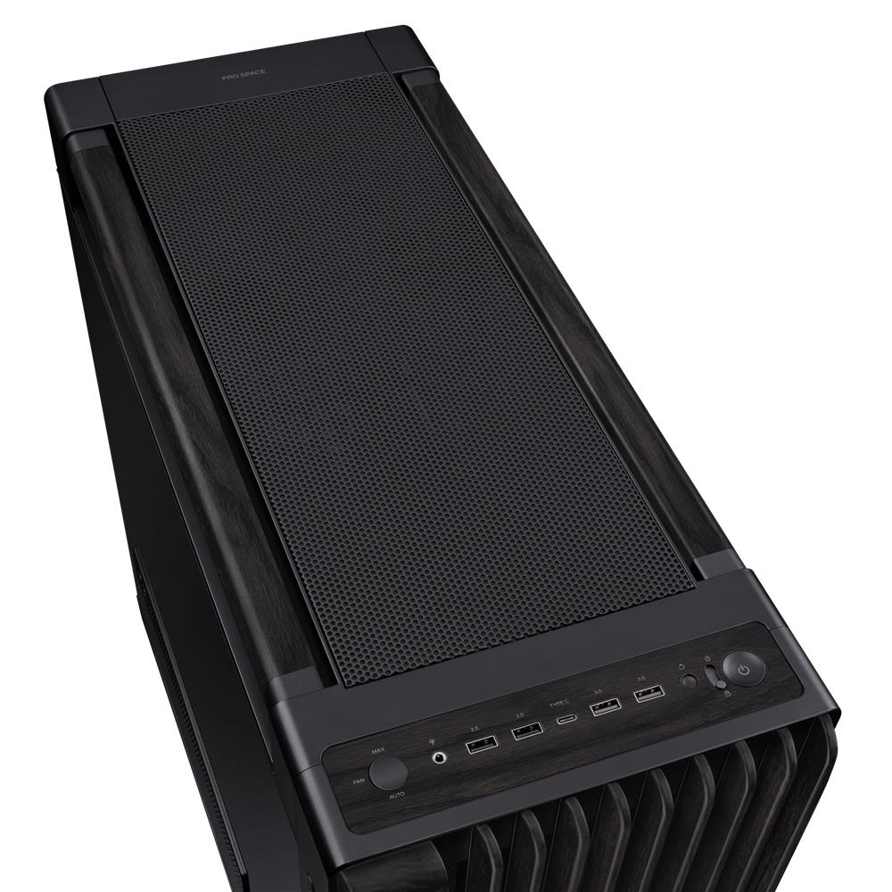 ASUS ProArt PA602 Wood Edition TG E ATX PC Gehäuse mit 420 mm Radiator und USB 20Gbps