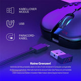 ENDORFY LIX Wireless, Leichte kabellose Gaming-Maus (69 g), 16000 DPI, Schwarz | EY6A008