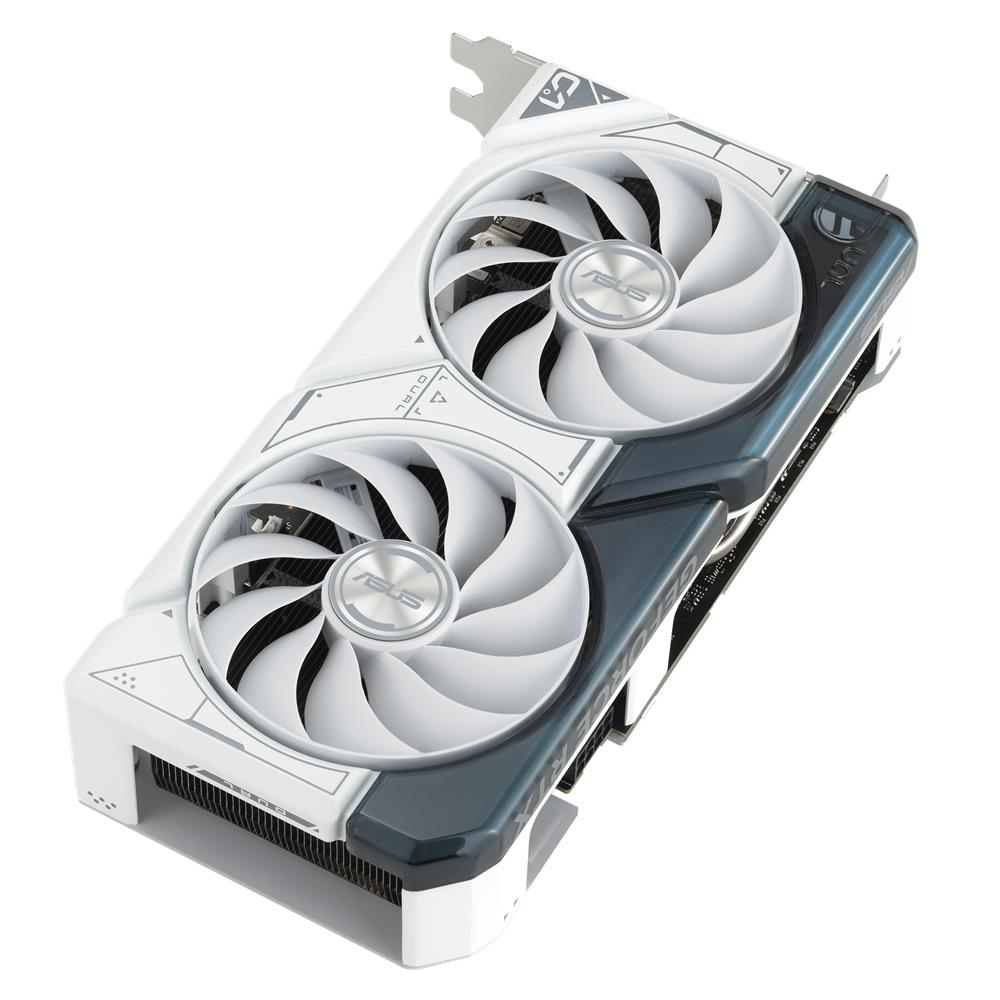 ASUS Dual GeForce RTX 4060 OC White Edition 8GB GDDR6 Gaming Grafikkarte NVIDIA weiß