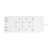 LogiLink Smart Home Wi-Fi Smart Steckdosenleiste 6-fach mit 4x USB, Tuya kompatibel